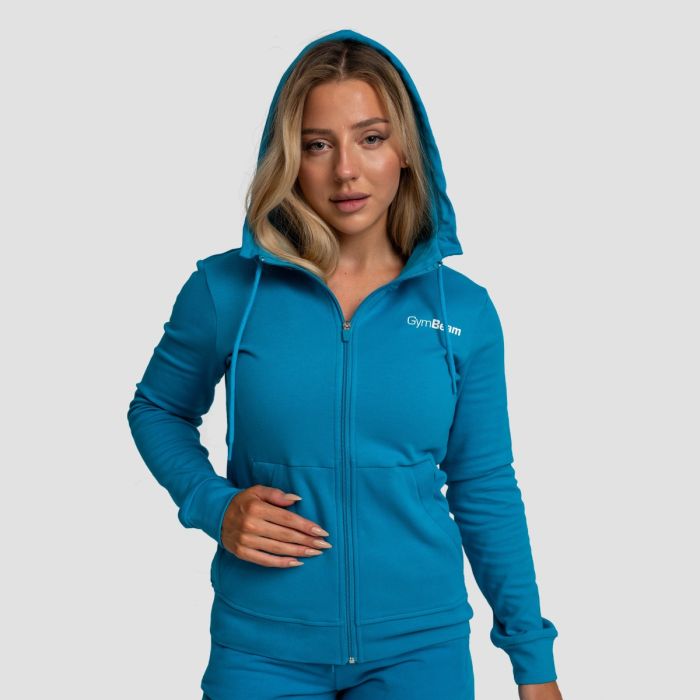 Women‘s Limitless Zip Up Hoodie Aquamarine - GymBeam