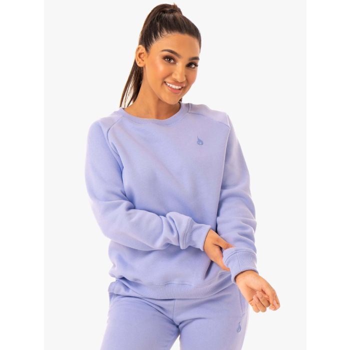 Women‘s Adapt Boyfriend Sweater Lavender - Ryderwear