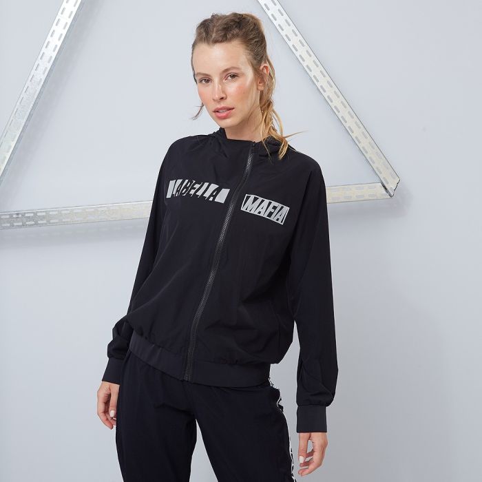 Women‘s Essentials Zipper Hoodie Black - LABELLAMAFIA