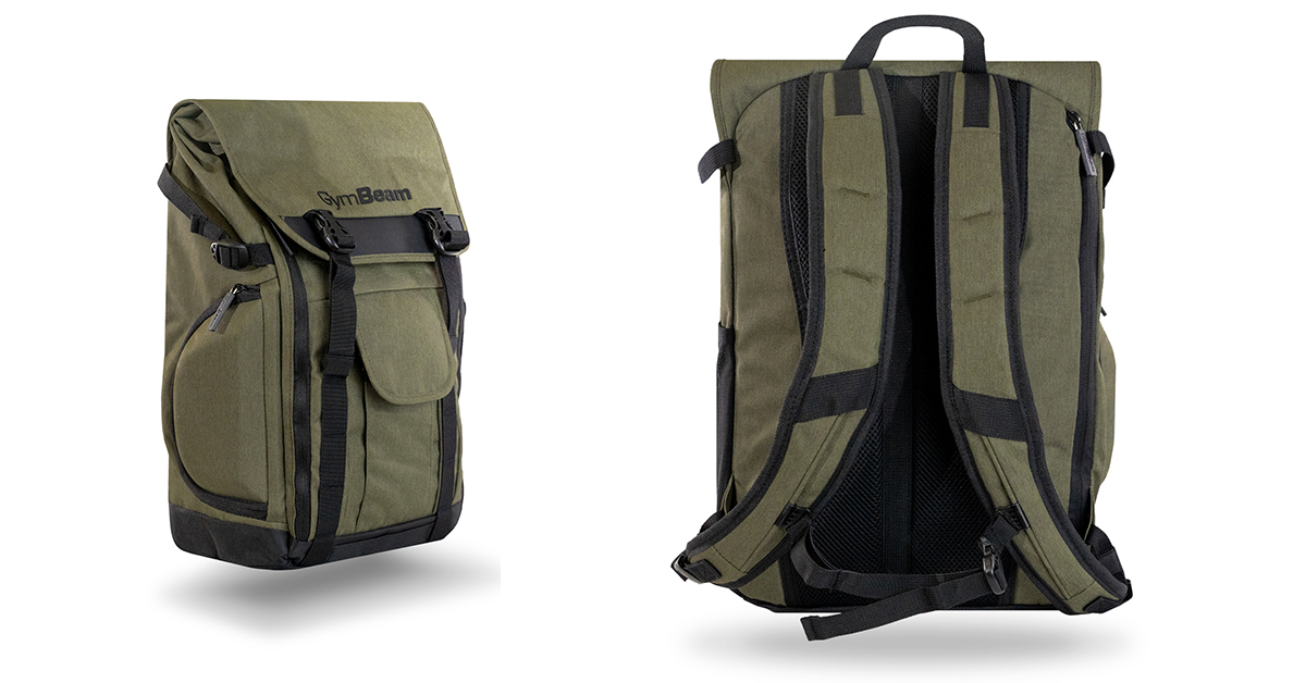 Batoh Adventure Military Green - GymBeam