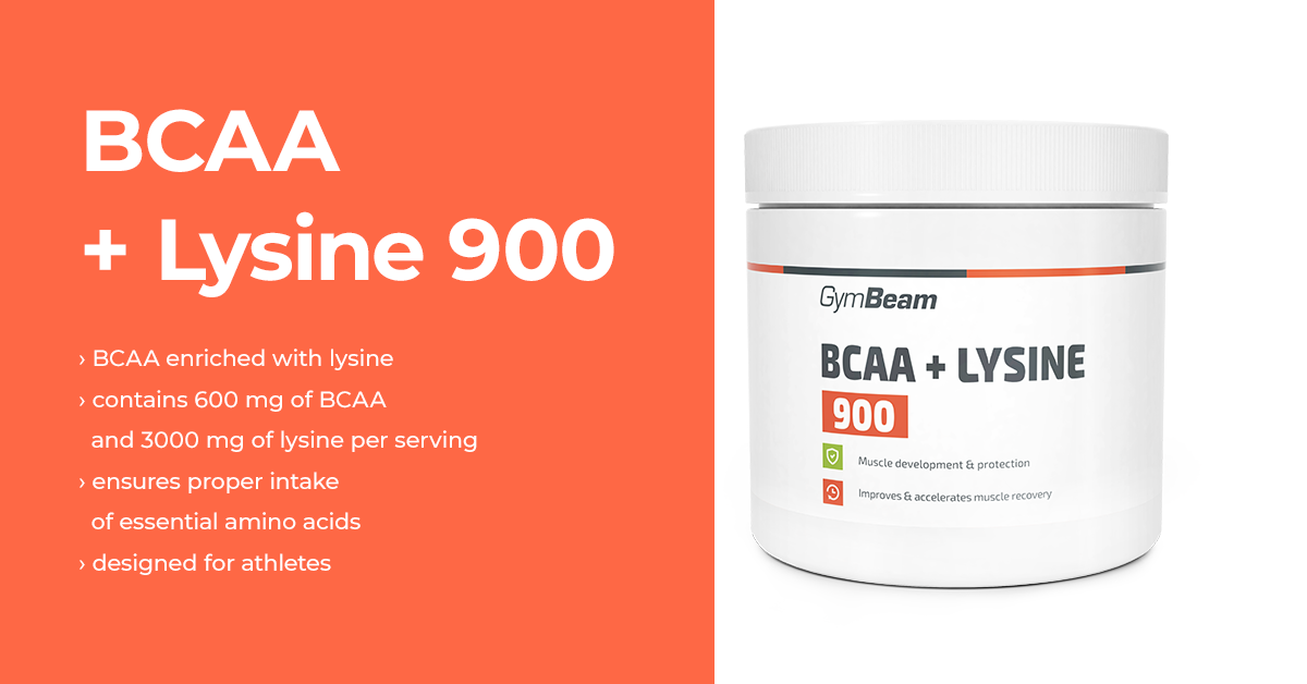 BCAA + Lysine 900 - GymBeam