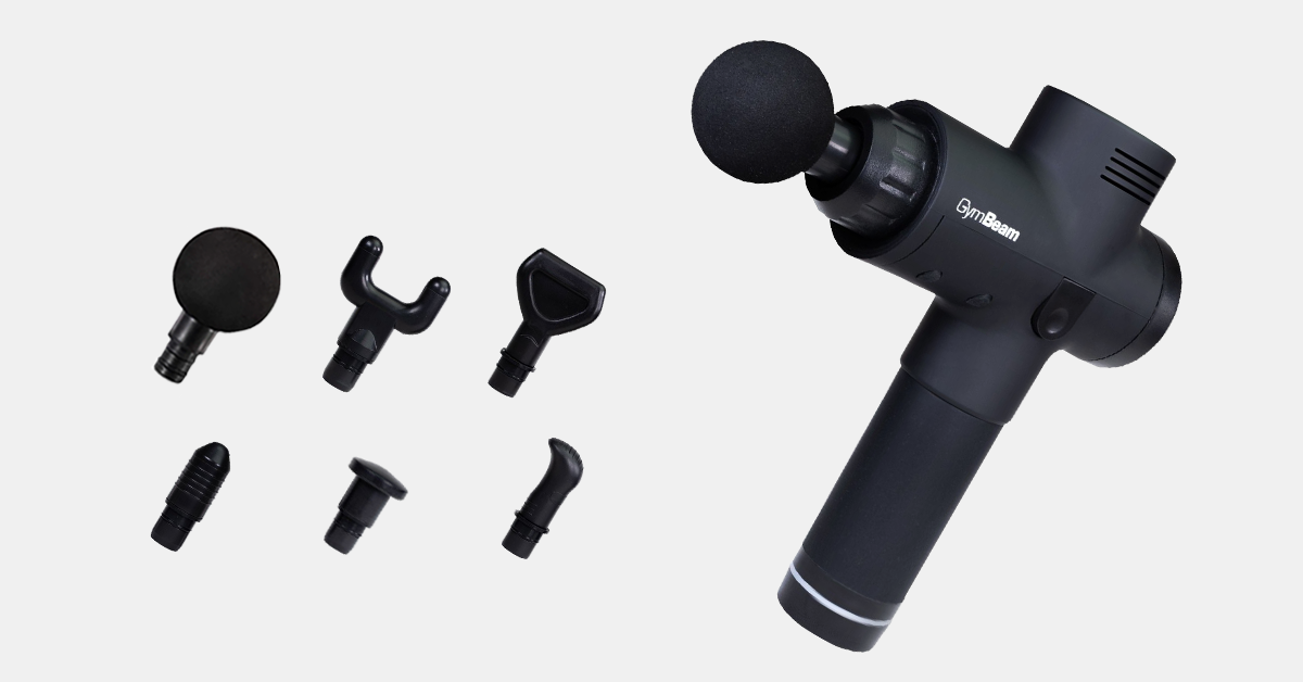 Massage Gun VI Black - GymBeam